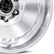 ブラックライノ　ベイスン BR036　グロスシルバー/マシンドフェース