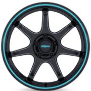 ロティフォーム　BPU RC208　グロスブラック/ティールストライプ