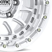 KMC　KM556 クラクス　グロスシルバー/マシンドフェース