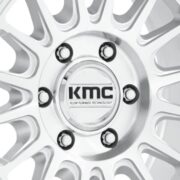 KMC　KM733 インパクト FFT　グロスシルバー/マシンドフェース