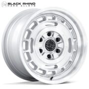 ブラックライノ　ヴァガボンド BR600　グロスシルバー/マシンドフェース