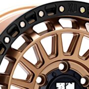 XTREME-J　XJ08　マットブロンズ/ブラックリム